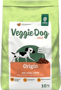 Сухий корм вегетаріанський для дорослих собак Green Petfood VeggieDog Origin 10 кг (4032254747130)