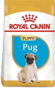 Сухий повнораційний корм для цуценят Royal Canin Pug Puppy породи мопс віком до 10 місяців 1.5 кг (3182550813082)