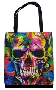 Сумка шопер Гарда 4Profi Skull Grafity L 29579