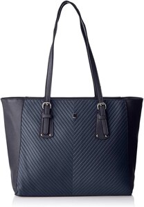 Сумка жіноча зі штучної шкіри David Jones 36х26х12 см Чорний (CM3997 black)