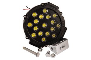 Світлодіодна фара AllLight 51W BLACK 17chip OSRAM 3535 spot 9-30V