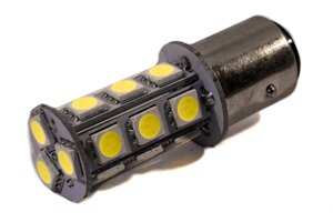 Світлодіодна лампа AllLight T25/5 18 діодів 5050 1157 BA15S 12V WHITE