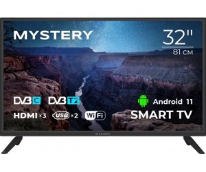 Тб mystery MTV-3220HST2 32" чорний