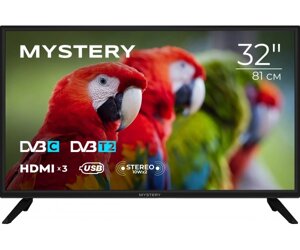 Тб mystery MTV-3220HT2 32" чорний