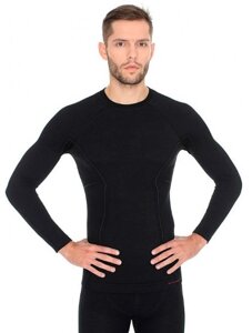 Термокофта м Brubeck Active Wool Black M (1026-LS12820-black-M)