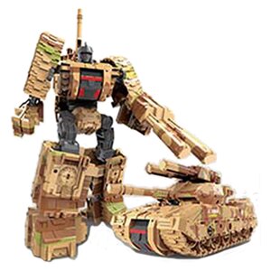 Трансформер Військова техніка A-Toys 339-85 15 см Танк Пісочний