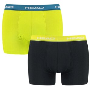 Боксери head BASIC BOXER 2P чорний жовтий L (891003001-008)