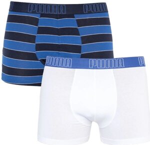 Боксери Puma Bold Stripe Boxer 2-pack S blue/black/white 501001001-010