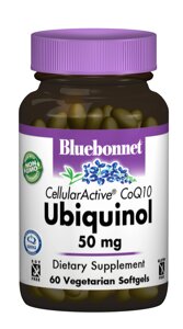 Убіхінол 50мг Cellular Active Bluebonnet Nutrition 60 желатинових капсул