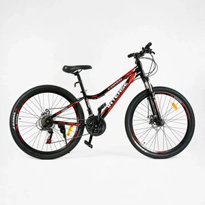 Велосипед спортивний 26" Corso INTENSE SAIGUAN 21 швидкість Black and red (137778)