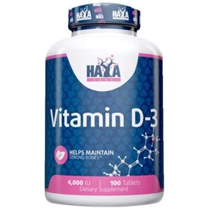 Вітамін D Haya Labs Vitamin D3 4000 IU 100 Tabs