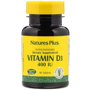 Вітамін D Nature's Plus Vitamin D3 400IU 90 Tabs