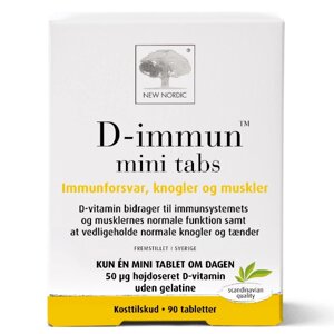 Вітамін D New Nordic D-immun mini 90 Tabs