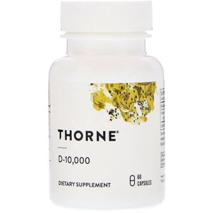 Вітамін D3 Thorne Research 10 000МЕ 60 капсул (THR14801)