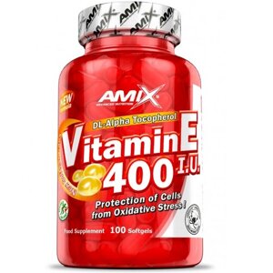 Вітамін E для спорту Amix Nutrition Vitamin E 400 IU 100 Softgels