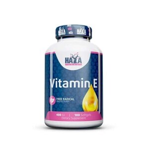 Вітамін E Haya Labs Vitamin E 400 IU Mixed Tocopherols 60 Caps