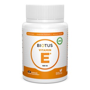 Вітамін Е Vitamin Е Biotus 100 МО 100 капсул