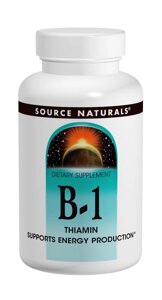 Вітамін В-1 Source Naturals 100 мг 100 пігулок (SN0407)