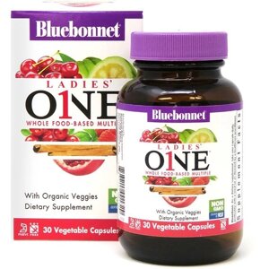 Вітамінно-мінеральний комплекс Bluebonnet Nutrition Ladies' One 30 Veg Caps BLB0132