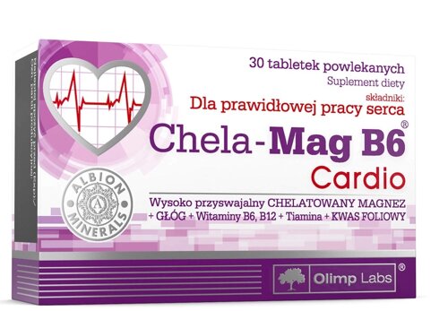 Вітамінно-мінеральний комплекс для спорту Olimp Nutrition Chela-Mag B6 Cardio 30 Tabs