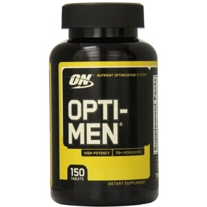 Вітамінно-мінеральний комплекс для спорту Optimum Nutrition Opti-Men 150 Tabs