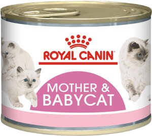 Вологий корм для новонароджених кошенят Royal Canin Mother & Babycat Cans 195 г (9003579311660) (4098002)