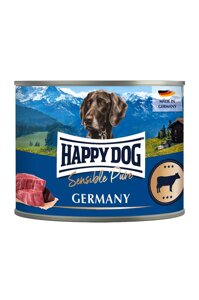 Вологий корм для собак Happy Dog з яловичиною Sens Pure Rind 200 g