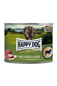 Вологий корм для собак Happy Dog з ягнятком Sens Pure Lamm 200 g