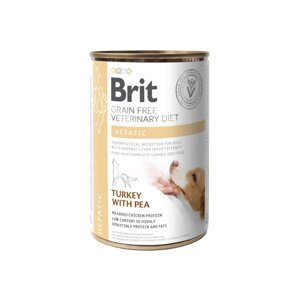 Вологий корм для собак із захворюванням печінки Brit GF Veterinary Diets Dog Hepatic 400 г (8595602536030)