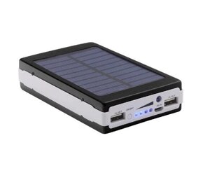 Зовнішній акумулятор на сонячних батареях Solar Power Bank 90000mAh