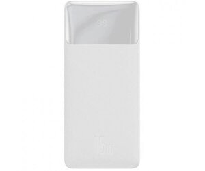 Зовнішній акумулятор (Power Bank) Baseus Bipow Digital Display Powerbank 15W 20000mAh White (PPDML-J02)