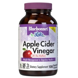 Яблучний оцет Bluebonnet Nutrition Apple Cider Vinegar 120 Veg Caps