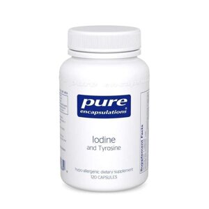 Йод і тірозін Pure Encapsulations 120 капсул (20123)