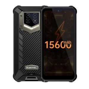 Захищений смартфон Oukitel WP15 8/128GB 15600мАч Black