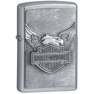 Запальничка бензинова Zippo Harley-Davidson Iron Eagle Emblem Street Chrome (20230)