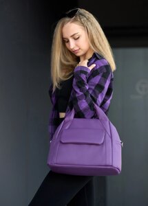 Жіноча спортивна сумка Sambag Vogue BKS фіолетова (90153018)