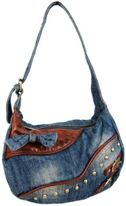 Жіноча сумка джинсова Fashion jeans bag Синій (Jeans8031 blue)