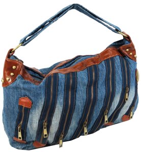 Жіноча сумка джинсова Fashion jeans bag Синій (Jeans9099 blue)