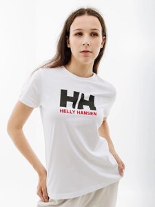 Жіноча футболка HELLY hansen W HH LOGO T-SHIRT білий M (7d34112-001 M)