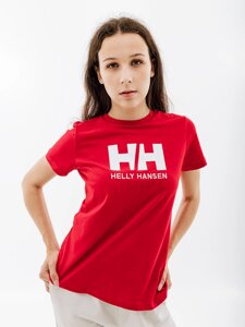 Жіноча футболка HELLY hansen W HH LOGO T-SHIRT червоний S (7d34112-162 S)