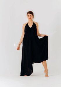 Жіноча довга сукня з відкритою спиною Black Pearl RAO WEAR One Size зріст 165-175 см