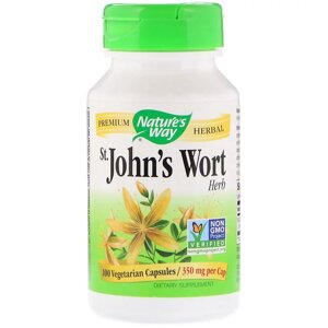 Звіробій Nature's Way St. John's Wort 350 мг 100 капсул (NWY17300)