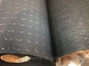 Автомобільний лінолеум (Автолін Екстра) 2 мм*2.0 м*30 м сірий п'ятачок