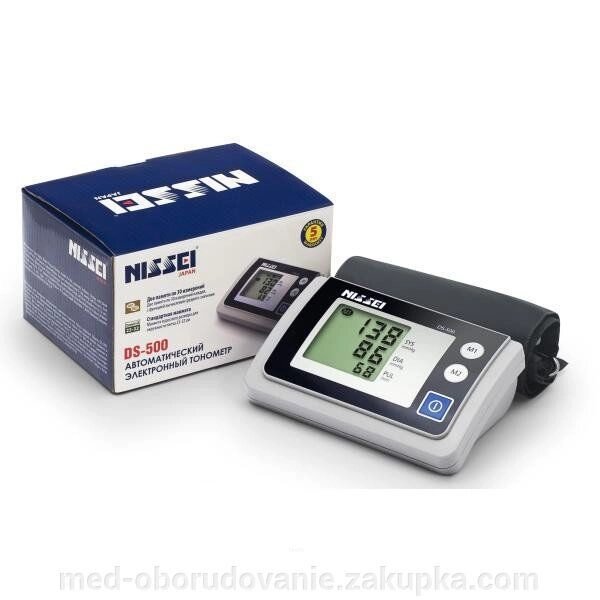 Автоматичний тонометр на плече Nissei DS-500 (з адаптером) від компанії Med-oborudovanie - фото 1