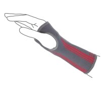 Бандаж на променезап'ястковий суглоб в'язаний еластичний R8102 (сіро-червоний) від компанії Med-oborudovanie - фото 1