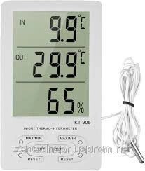 Електронний термометр-гігрометр КТ 905 від компанії Med-oborudovanie - фото 1