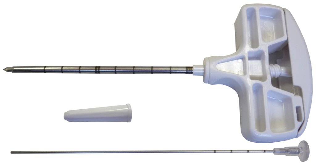 Голка для біопсії кісткового мозком, Із провідником та запобіжніком, 08G x 150 (BEN0815) від компанії Med-oborudovanie - фото 1