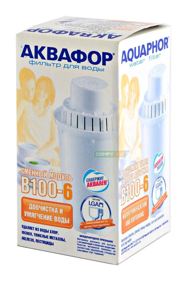Картридж для фільтру води Аквафор B100-6 від компанії Med-oborudovanie - фото 1