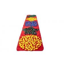 Килимок масажний з кольоровими каменями дитячий розвиваючий Onhillsport 200 х 40 см від компанії Med-oborudovanie - фото 1