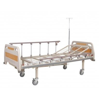 Ліжко медична механічна з поручнями, 2 секції OSD від компанії Med-oborudovanie - фото 1